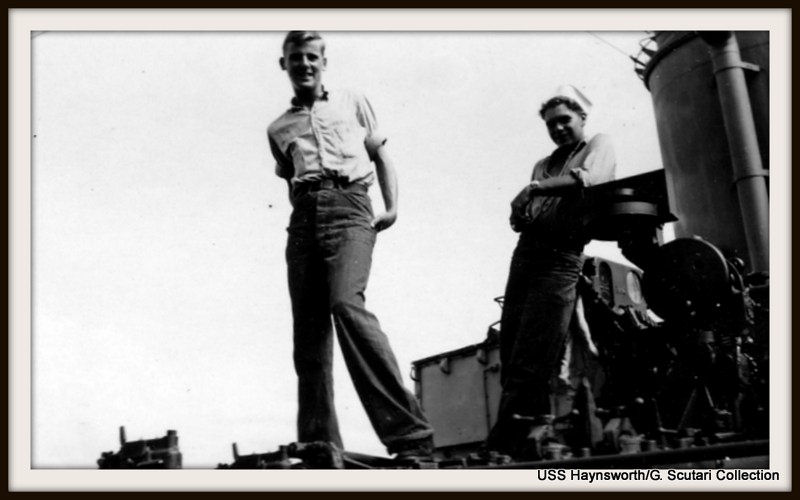 Don Messecar TM2c and Melvin Fraser FC3c Nov'45